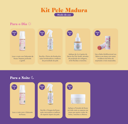 Kit Pele Madura e Prevenção de Linhas Finas